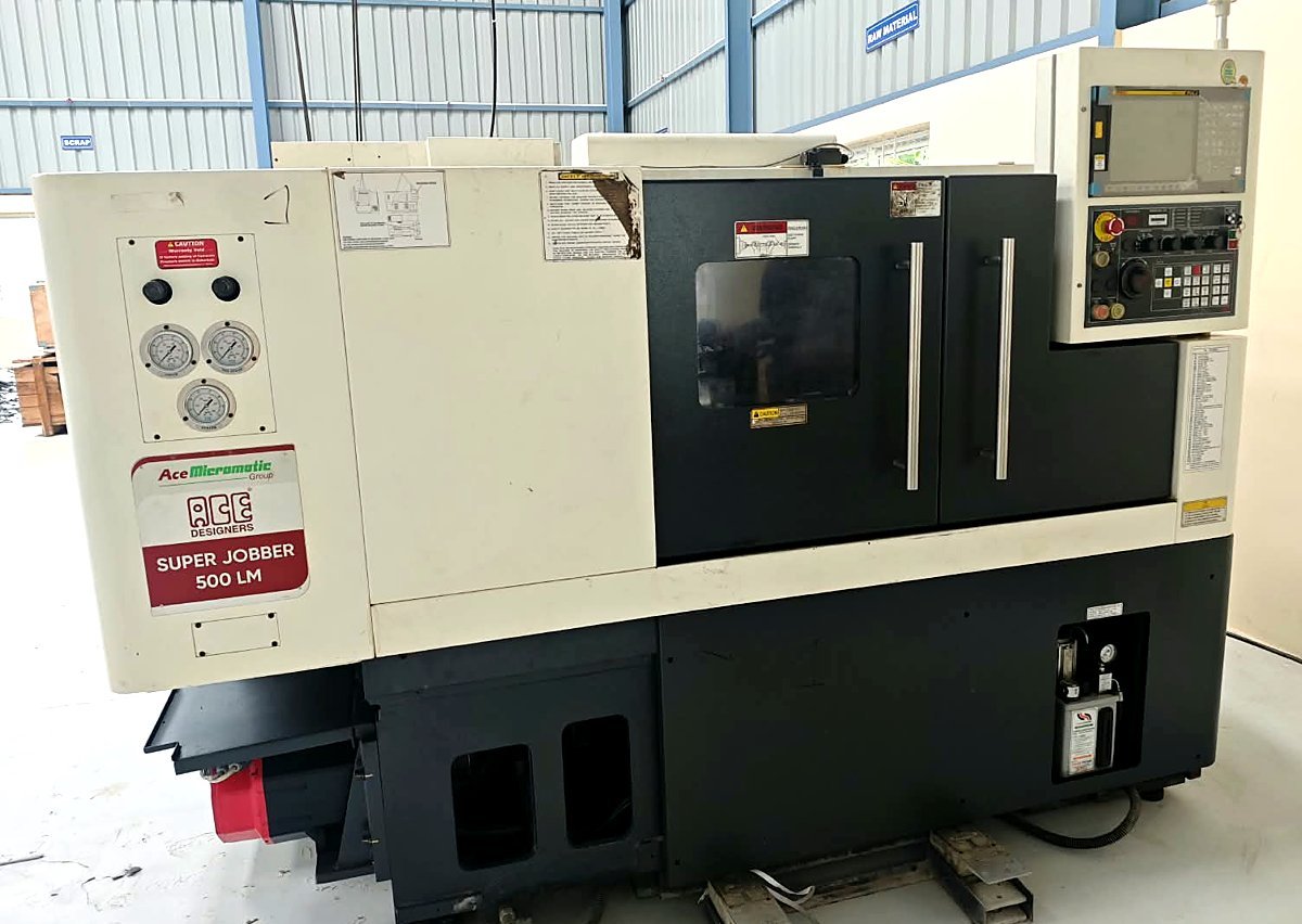Ace Designers Super Jobber 500 LM CNC turning centre at SNV