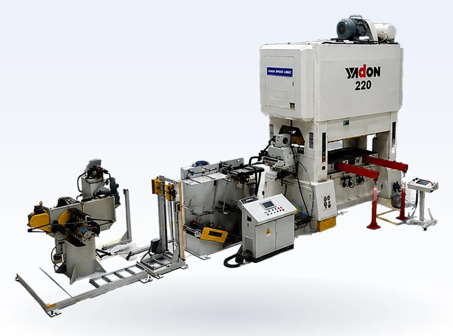 220-ton high-speed press line at SNV Stamping Solutions, Bengaluru, for stator and rotor laminations